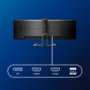 Philips 499P9H Moniteur incurvé 49 pouces 5K UltraWide Dual Quad HD 5120x1440 32:9 VA HDR400 USB-C 90W KVM Webcam FHD