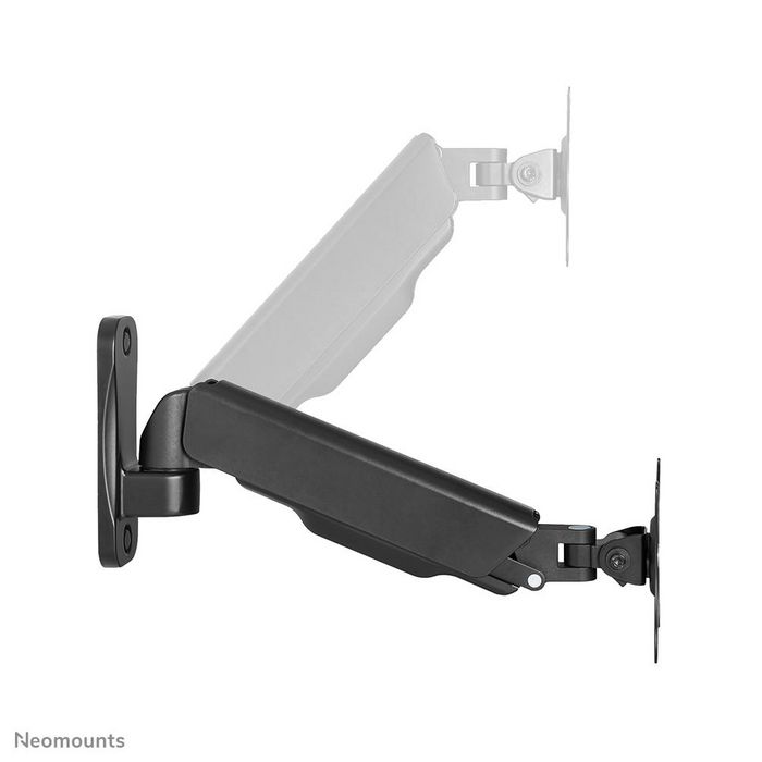 Neomounts WL70-440BL11 Support Mural TV Orientable pour Écran 17 à 32 Pouces Noir - Inclinaison, Rotation, Pivot, VESA 100x100, 9 kg, Gestion Câbles