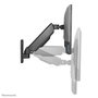 Neomounts WL70-440BL11 Support Mural TV Orientable pour Écran 17 à 32 Pouces Noir - Inclinaison, Rotation, Pivot, VESA 100x100, 9 kg, Gestion Câbles