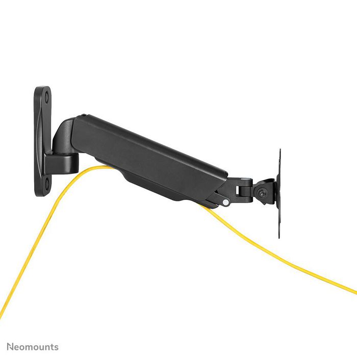 Neomounts WL70-440BL11 Support Mural TV Orientable pour Écran 17 à 32 Pouces Noir - Inclinaison, Rotation, Pivot, VESA 100x100, 9 kg, Gestion Câbles