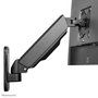 Neomounts WL70-440BL11 Support Mural TV Orientable pour Écran 17 à 32 Pouces Noir - Inclinaison, Rotation, Pivot, VESA 100x100, 9 kg, Gestion Câbles