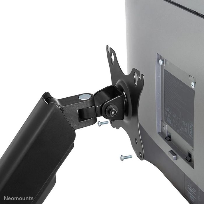 Neomounts WL70-440BL11 Support Mural TV Orientable pour Écran 17 à 32 Pouces Noir - Inclinaison, Rotation, Pivot, VESA 100x100, 9 kg, Gestion Câbles