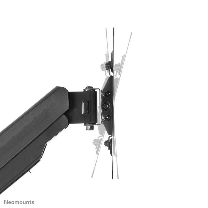 Neomounts WL70-550BL12 Support Mural TV Orientable et Réglable en Hauteur pour Écran 23 à 42 Pouces (VESA 75x75-200x200 mm, Charge 30 kg), Noir