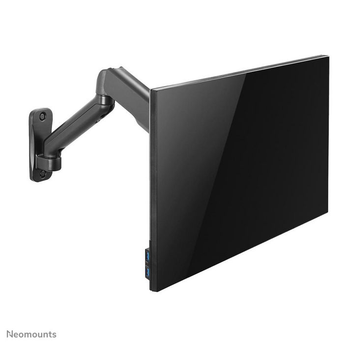 Neomounts WL70-450BL11 Support mural orientable pour TV / écran 17 à 32 pouces - Rotation 360°, inclinaison 135°, pivot 180°, VESA 75x75-100x100, noir
