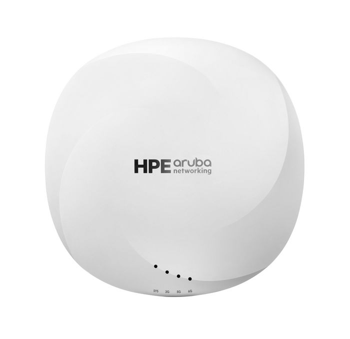 Hewlett Packard Enterprise Aruba Networking AP-635 (RW) - Point d'accès Campus Wi-Fi 6E Tri Radio 2x2 avec Antennes Internes et Ports Ethernet 2.5 Gbps pour le Bande 6 GHz Hewlett Packard Enterprise Aruba Networking AP-635 (RW) - Point d'accès Campus Wi-Fi 6E Tri Radio 2x2 avec Antennes Internes et Ports Ethernet 2.5 Gbps pour le Bande 6 GHz