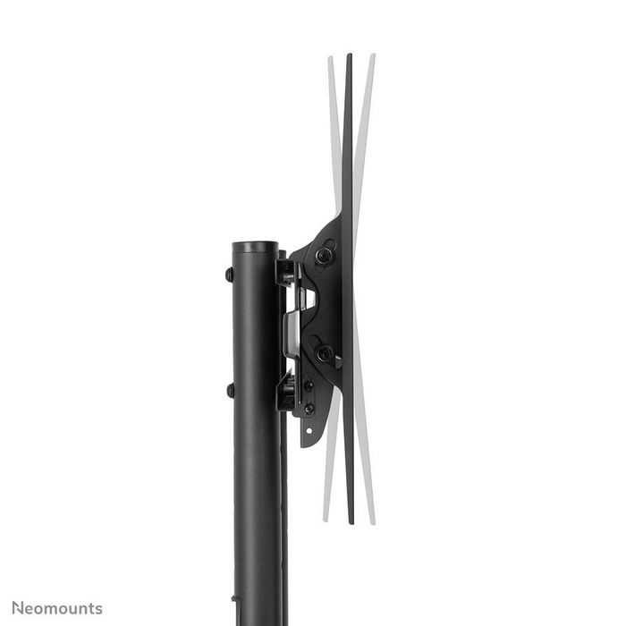 Neomounts FL50-540BL1 Support mobile au sol pour écran plat TV 37 à 70 pouces - Capacité 50 kg - Noir - Avec roues et freins