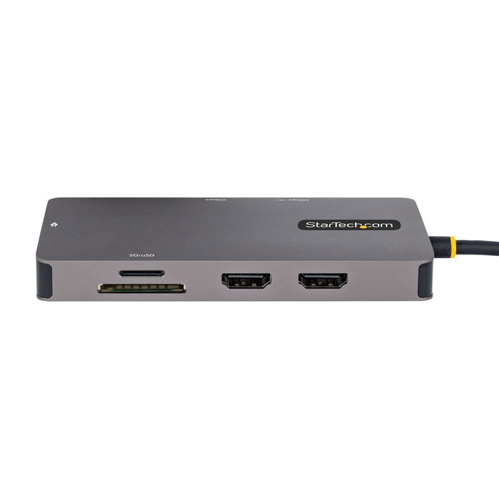 Hub USB Startech 120B-USBC-MULTIPORT Gris 15 W Hub USB Startech 120B-USBC-MULTIPORT Gris 15 W