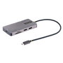 Hub USB Startech 120B-USBC-MULTIPORT Gris 15 W