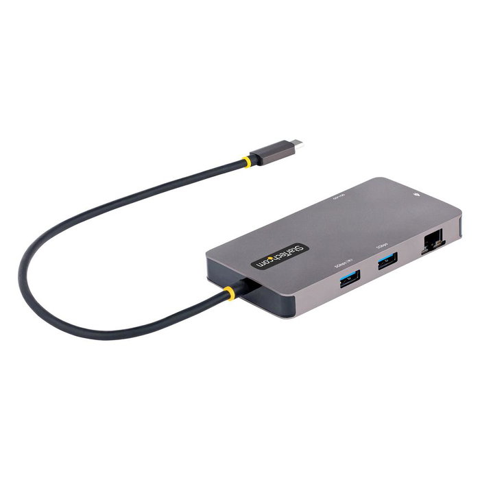 Startechcom 120B-USBC-MULTIPORT Hub USB-C Multiport avec 2x HDMI 4K, USB-A, RJ45, Lecteur SD, Power Delivery 100W