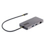 Startechcom 120B-USBC-MULTIPORT Hub USB-C Multiport avec 2x HDMI 4K, USB-A, RJ45, Lecteur SD, Power Delivery 100W