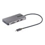 Startechcom 120B-USBC-MULTIPORT Hub USB-C Multiport avec 2x HDMI 4K, USB-A, RJ45, Lecteur SD, Power Delivery 100W