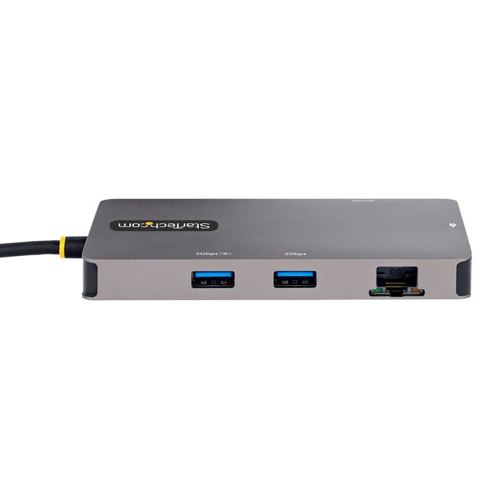 Startechcom 120B-USBC-MULTIPORT Hub USB-C Multiport avec 2x HDMI 4K, USB-A, RJ45, Lecteur SD, Power Delivery 100W