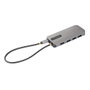 Startech Hub USB-C Multiport 115B-USBC-MULTIPORT - Adaptateur avec HDMI 4K, PD 100W, Ethernet, SD, 3x USB-A