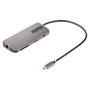 Startech Hub USB-C Multiport 115B-USBC-MULTIPORT - Adaptateur avec HDMI 4K, PD 100W, Ethernet, SD, 3x USB-A