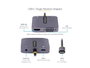 Startech Docking Station USB-C vers HDMI/VGA avec Power Delivery 100 W, 4K 60 Hz, HDR, Noir