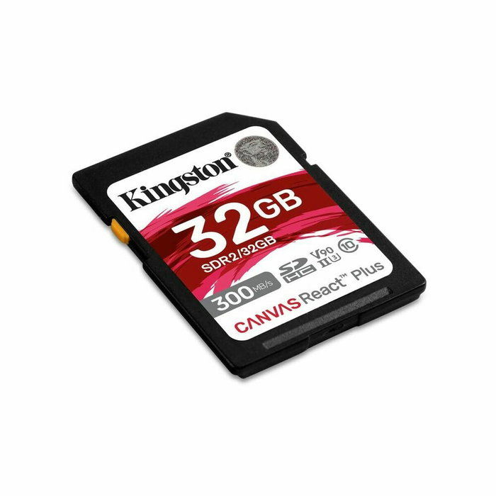 Carte Mémoire Micro SD avec Adaptateur Kingston SDR2/32GB 32 GB SDXC UHS-II 8K Ultra HD (Reconditionné A)