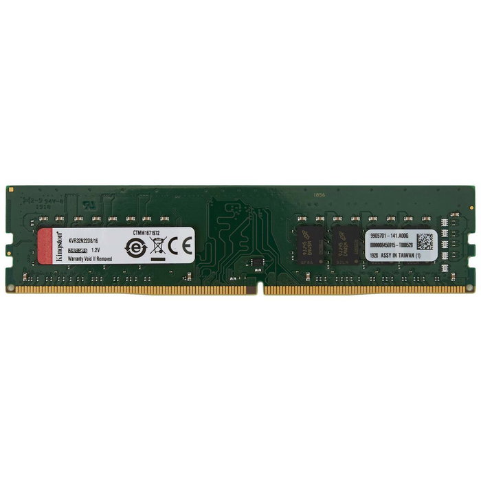 Mémoire RAM Kingston KVR32N22D8/16 16 GB DDR4 DDR5 3200 MHz CL22