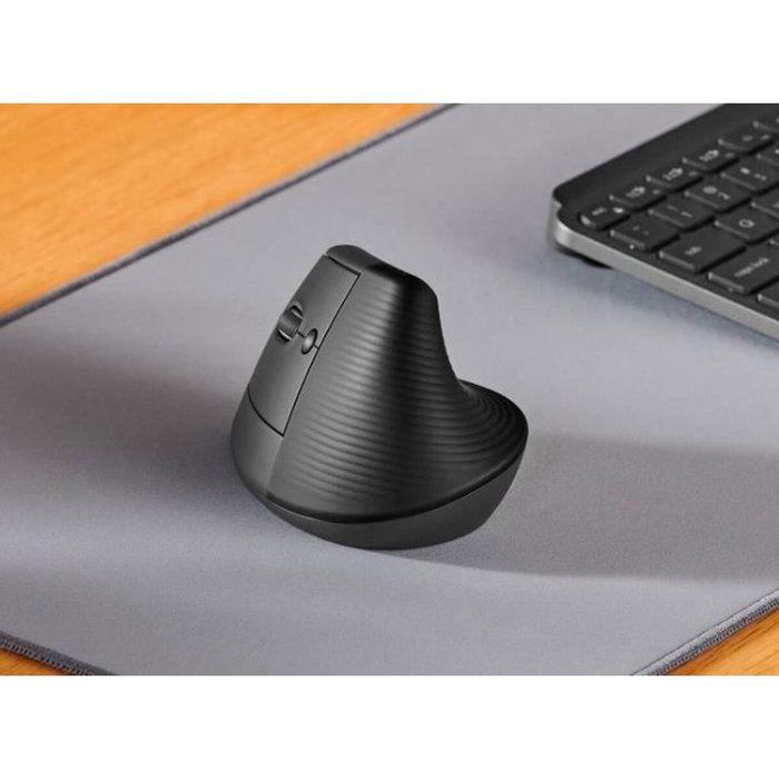 Logitech Lift Souris Ergonomique Verticale Gaucher Graphite