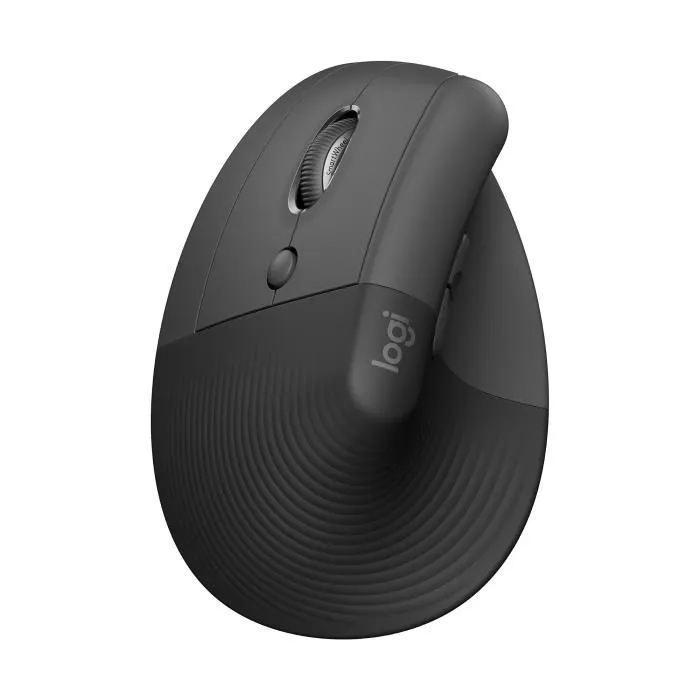 Logitech Lift - Souris verticale ergonomique sans fil graphite pour gaucher - Pour petites et moyennes mains Logitech Lift - Souris verticale ergonomique sans fil graphite pour gaucher - Pour petites et moyennes mains