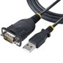 Startechcom 1P3FP-USB-SERIAL Câble USB 2.0 Type A vers RS-232 Série DB9 Adaptateur 91 cm