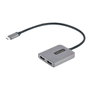 Startech Hub USB C vers 2x HDMI 4K avec MST pour Multitâche