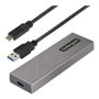StarTech.com M2-USB-C-NVME-SATA Boîtier Externe USB-C 10Gbps pour SSD M.2 NVMe/SATA Aluminium