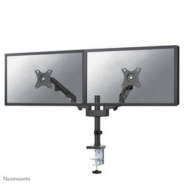 Neomounts DS70-750BL2 Support de Bureau Double pour Écrans de 17 à 27 Pouces, Noir, Mouv. Complet, VESA 75/100, Charge 7 kg par Écran