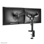 Neomounts DS70-750BL2 Support de Bureau Double pour Écrans de 17 à 27 Pouces, Noir, Mouv. Complet, VESA 75/100, Charge 7 kg par Écran