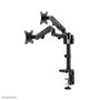 Neomounts DS70-750BL2 Support de Bureau Double pour Écrans de 17 à 27 Pouces, Noir, Mouv. Complet, VESA 75/100, Charge 7 kg par Écran