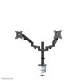 Neomounts DS70-750BL2 Support de Bureau Double pour Écrans de 17 à 27 Pouces, Noir, Mouv. Complet, VESA 75/100, Charge 7 kg par Écran