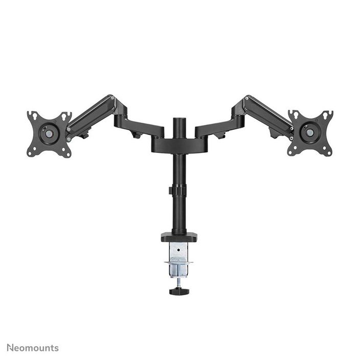 Neomounts DS70-750BL2 Support de Bureau Double pour Écrans de 17 à 27 Pouces, Noir, Mouv. Complet, VESA 75/100, Charge 7 kg par Écran