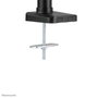Neomounts DS70-750BL2 Support de Bureau Double pour Écrans de 17 à 27 Pouces, Noir, Mouv. Complet, VESA 75/100, Charge 7 kg par Écran