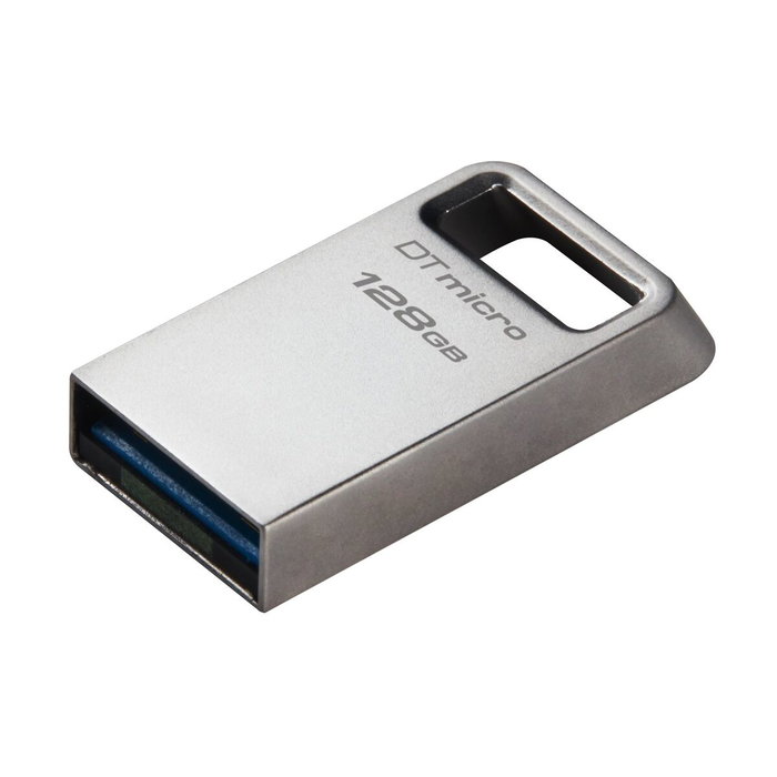 Clé USB Kingston Micro Noir Argenté 128 GB Clé USB Kingston Micro Noir Argenté 128 GB