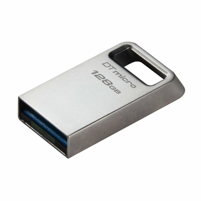 Clé USB Kingston Micro Noir Argenté 128 GB Clé USB Kingston Micro Noir Argenté 128 GB