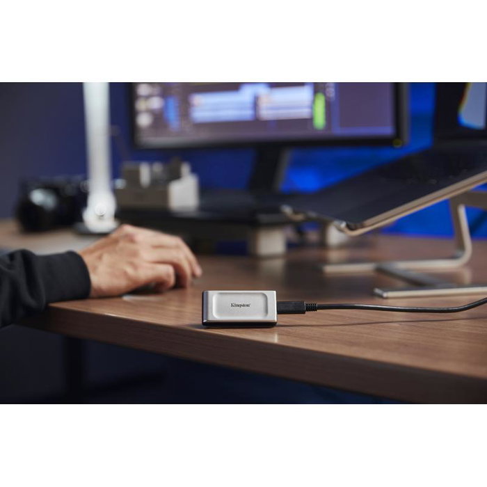 Kingston XS2000 SSD Externe 4 To Noir et Argent