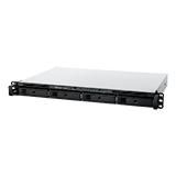 Synology RackStation RS422+ NAS, Châssis 1U 4 Baies SATA 2.5/3.5", Processeur AMD Ryzen R1600 2.6 GHz, 2 Go DDR4 ECC, 2x 1GbE, USB 3.2, RAID