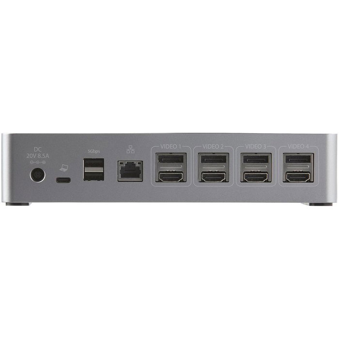 Startech Docking Station 15-en-1, quadruple écran, DisplayPort, HDMI, USB-C 3.2, Power Delivery 100W Startech Docking Station 15-en-1, quadruple écran, DisplayPort, HDMI, USB-C 3.2, Power Delivery 100W