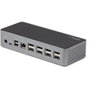 Startech Docking Station 15-en-1, quadruple écran, DisplayPort, HDMI, USB-C 3.2, Power Delivery 100W