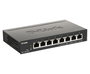 D-Link DGS-1100 Switch Géré Intelligent Gigabit 8 Ports PoE - Commutateur Réseau avec Alimentation par Ethernet et Gestion Web Simple