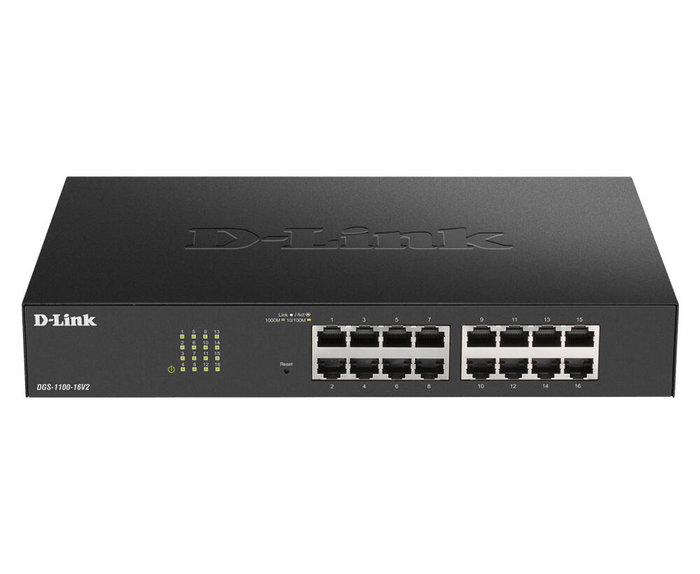 D-Link DGS-1100-24PV2/E Switch Smart Managed 24 ports Gigabit (12 PoE+)