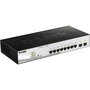 D-Link DGS-1210-10P/E Switch Géré PoE+ Gigabit 8 Ports + 2 Ports SFP, 120 W