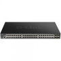 D-Link DGS-1250-52XMP Switch Géré 48 Ports Gigabit PoE + 4 Ports SFP+ 10G L3