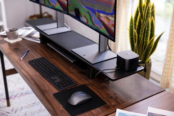 HP Station d'accueil Thunderbolt 4 G4 280 W avec câble combo - Compatible multi-marques, jusqu'à 4 écrans 4K, ports multiples (USB-C, HDMI, DisplayPort, USB-A, RJ45)