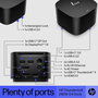 HP Station d'accueil Thunderbolt 4 G4 280 W avec câble combo - Compatible multi-marques, jusqu'à 4 écrans 4K, ports multiples (USB-C, HDMI, DisplayPort, USB-A, RJ45)