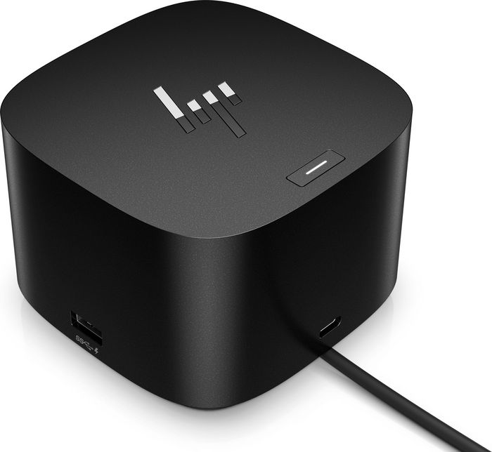 HP Station d'accueil Thunderbolt 4 G4 280 W avec câble combo - Compatible multi-marques, jusqu'à 4 écrans 4K, ports multiples (USB-C, HDMI, DisplayPort, USB-A, RJ45)