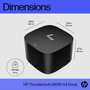 HP Station d'accueil Thunderbolt 4 G4 280 W avec câble combo - Compatible multi-marques, jusqu'à 4 écrans 4K, ports multiples (USB-C, HDMI, DisplayPort, USB-A, RJ45)