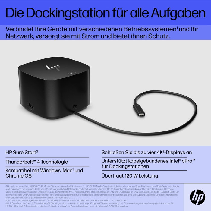 HP Thunderbolt Dock G4 Black