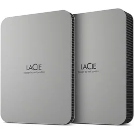LaCie Mobile Drive STLP1000400 - Disque dur externe portable 1 To (2,5") USB 3.2 Gen 1 - Argent - Pour projets créatifs et professionnels