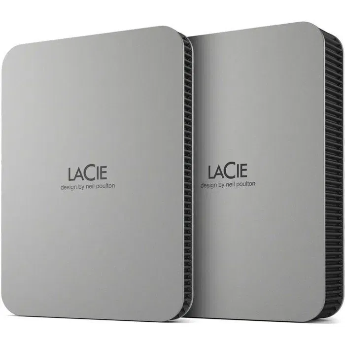 LaCie Mobile Drive Disque dur externe 5To USB-C/USB 3.0 - Moon Silver - STLP5000400 - Compatible Mac et Windows LaCie Mobile Drive Disque dur externe 5To USB-C/USB 3.0 - Moon Silver - STLP5000400 - Compatible Mac et Windows
