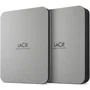 LaCie Mobile Drive Disque dur externe 5To USB-C/USB 3.0 - Moon Silver - STLP5000400 - Compatible Mac et Windows